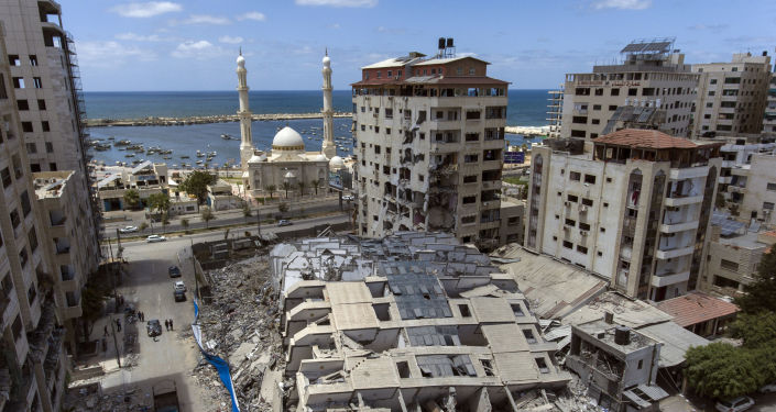 İsrail saldırısında yıkılan 13 katlı binanın sahibi, Uluslararası Ceza Mahkemesi'ne suç duyurusunda bulundu
