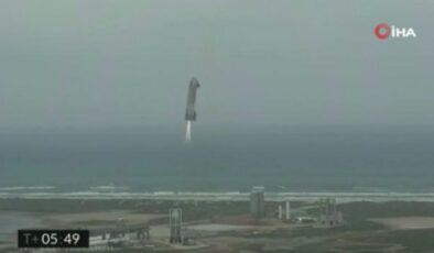 SpaceX’in uzay mekiği Starship’in prototipi 5. denemede başarılı şekilde yere indi