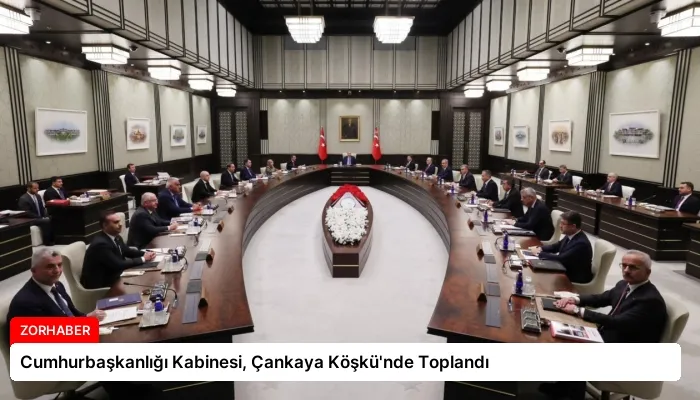 Cumhurbaşkanlığı Kabinesi, Çankaya Köşkü’nde Toplandı